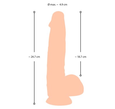 NS Dildo with movable skin 25